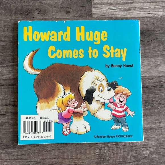 HOWARD HUGE COMES TO STAY by BUNNY HOEST | RANDOM HOUSE - Picture 2 of 9
